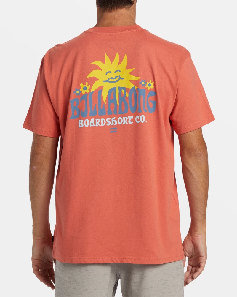 Billabong Lounge T-shirt - Rood Gewassen