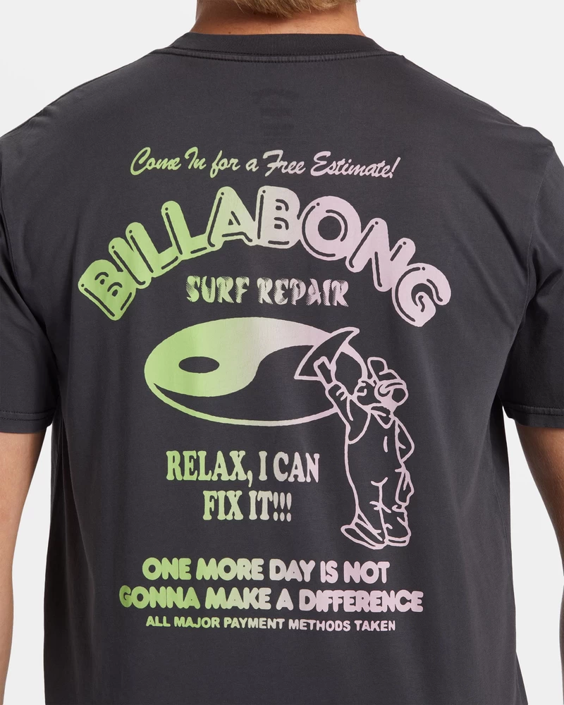 Billabong Relax T-Shirt - Washed Black