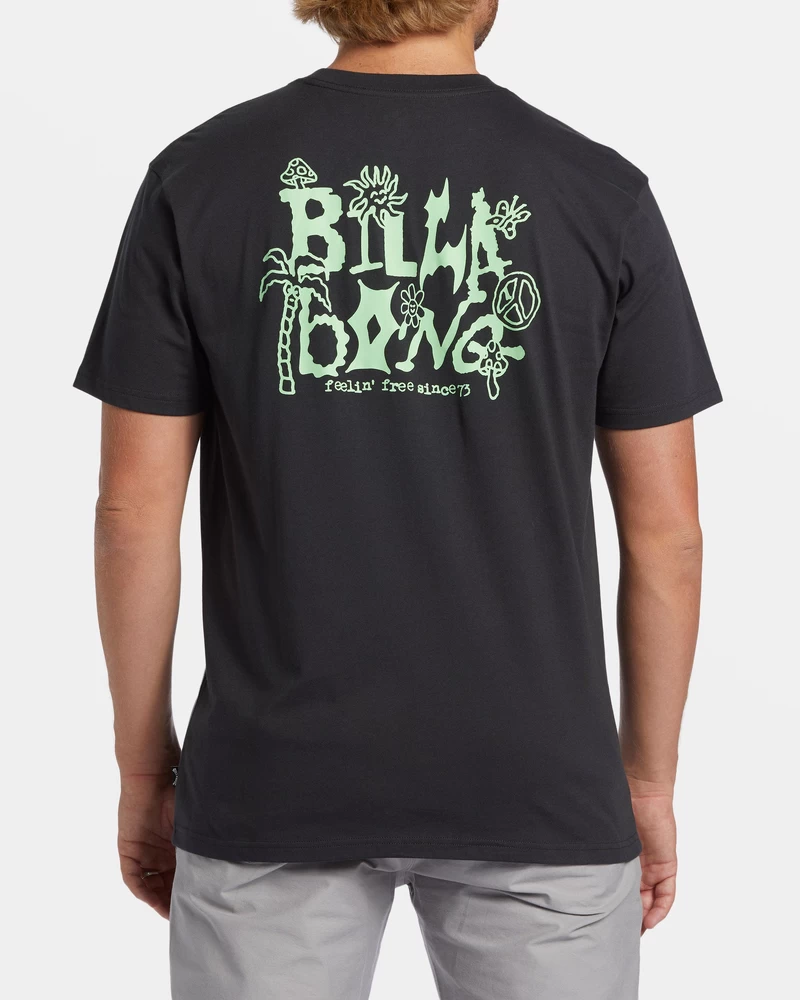 Billabong Shady T-Shirt - Washed Black