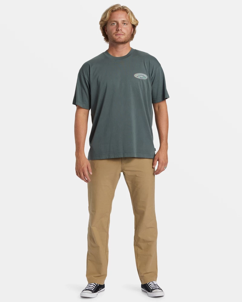 Billabong Arch Wave T-Shirt - Slate Green