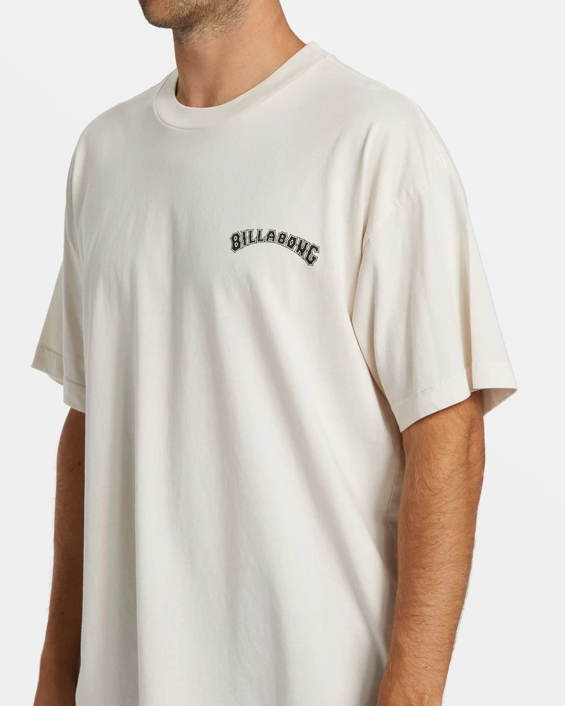 Billabong Arch Wave T-Shirt - Off White