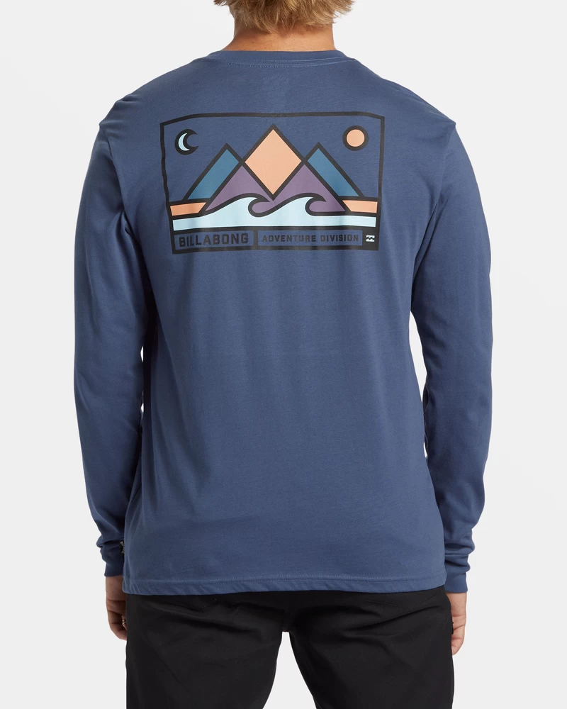 Billabong Range Long Sleeve T-shirt - Slate Blue