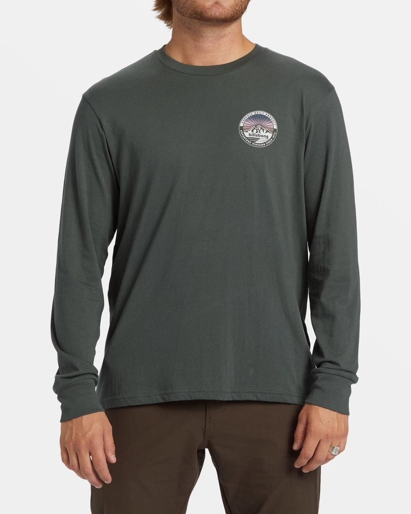 Billabong Rockies Long Sleeve T-shirt - Slate Green