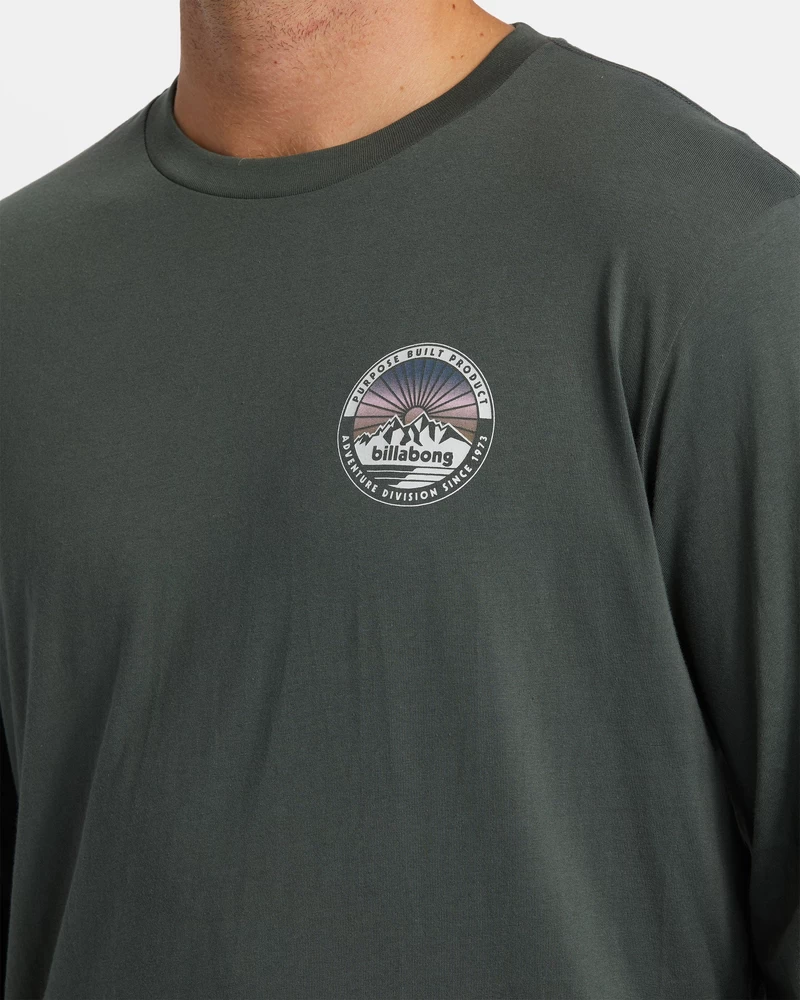 Billabong Rockies Long Sleeve T-shirt - Slate Green