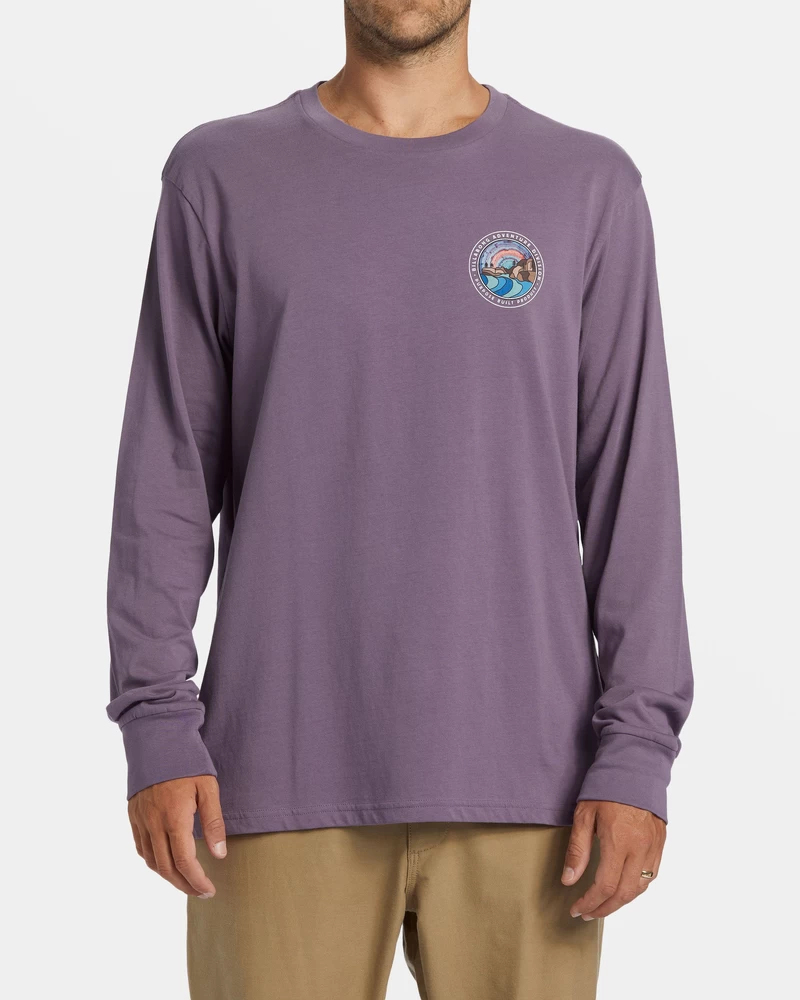 Billabong Rockies Long Sleeve T-shirt - Dusty Grape