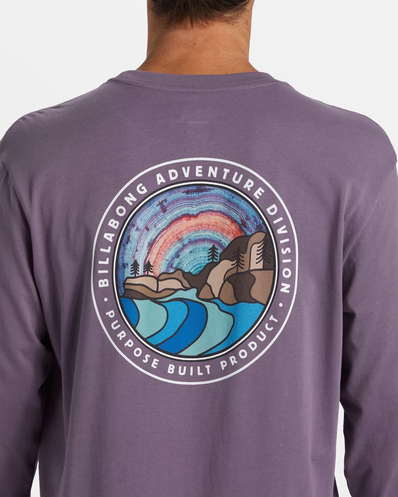 Billabong Rockies Long Sleeve T-shirt - Dusty Grape
