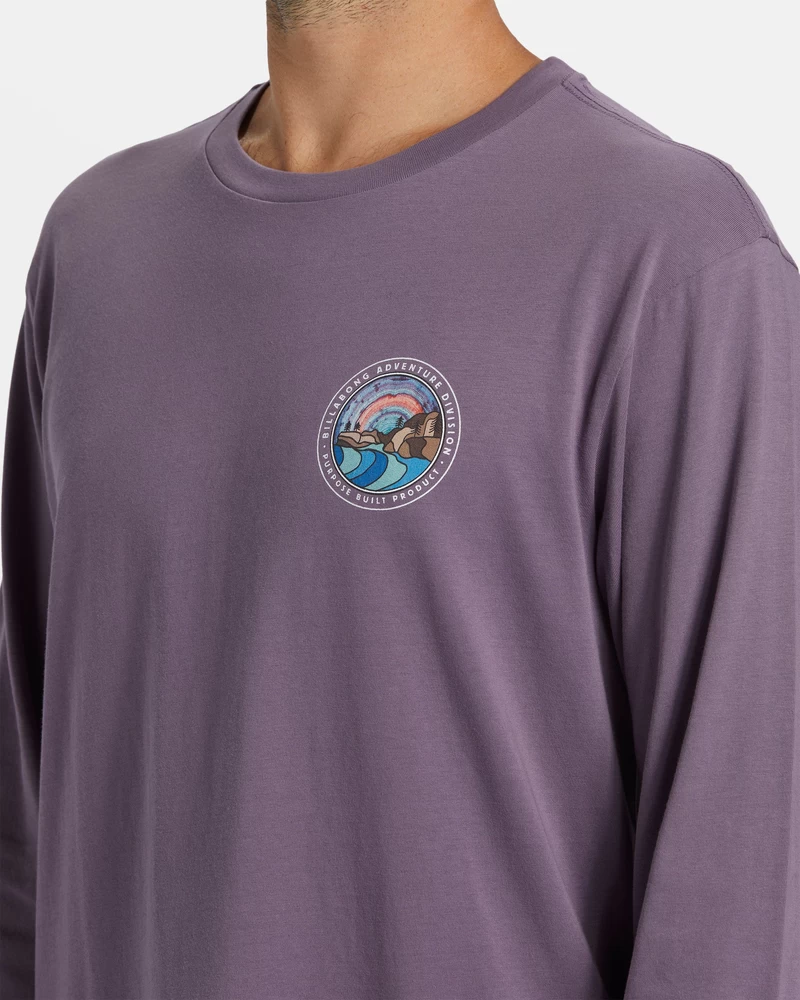 Billabong Rockies Long Sleeve T-shirt - Dusty Grape