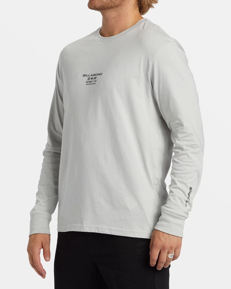 Billabong Spec 73 Long Sleeve T-shirt - Silver
