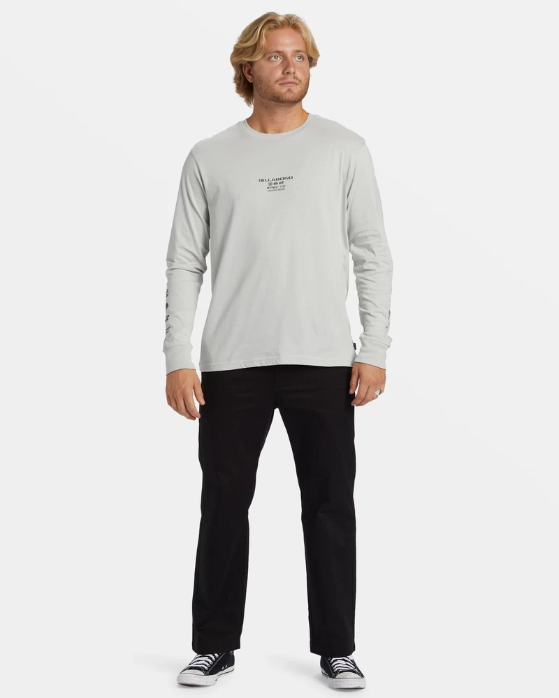 Billabong Spec 73 Long Sleeve T-shirt - Silver