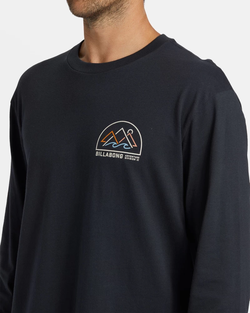 Billabong Sundown Long Sleeve T-shirt - Washed Black