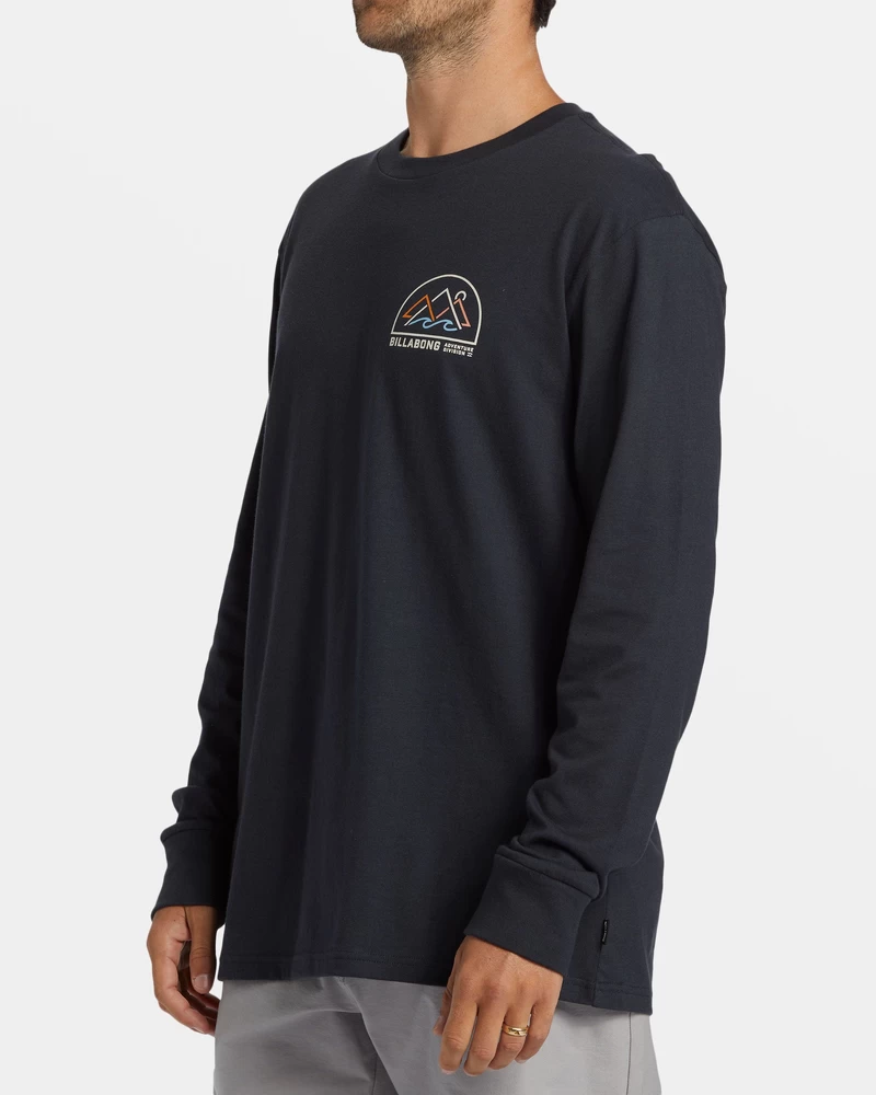 Billabong Sundown Long Sleeve T-shirt - Washed Black