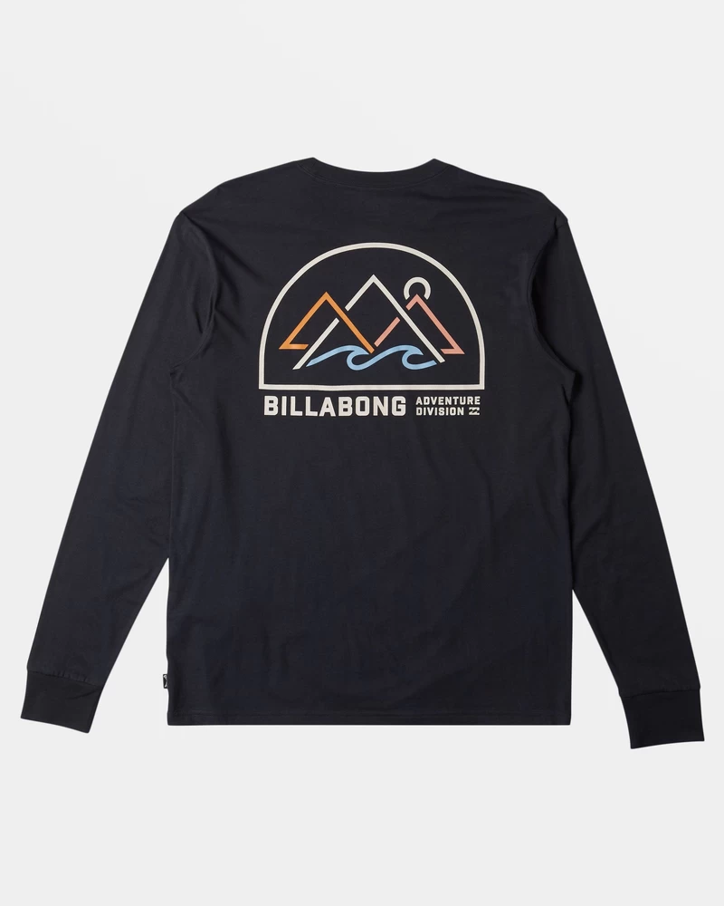 Billabong Sundown Long Sleeve T-shirt - Washed Black