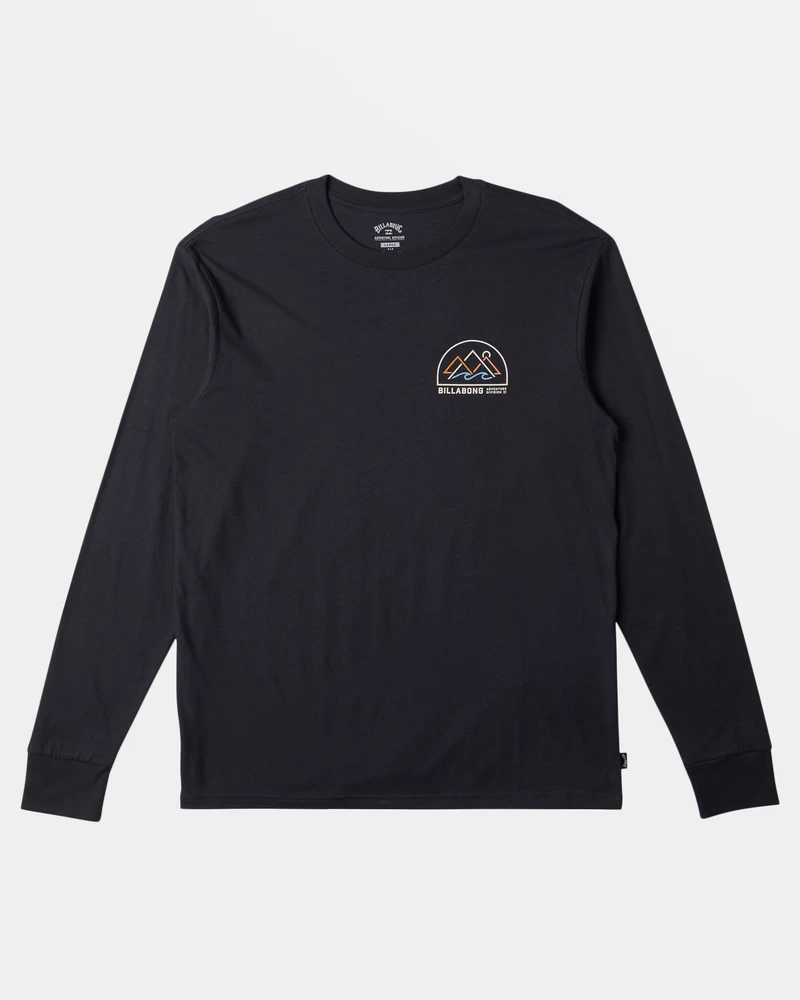 Billabong Sundown Long Sleeve T-shirt - Washed Black