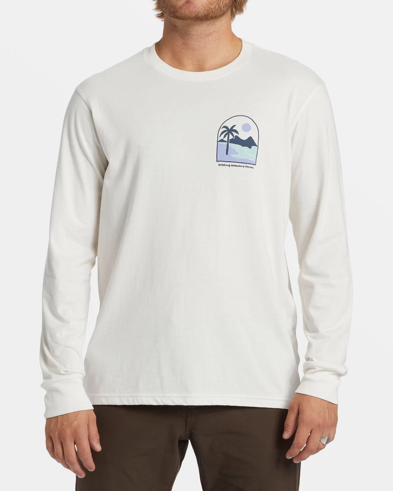 Billabong Sundown Long Sleeve T-shirt - Off White
