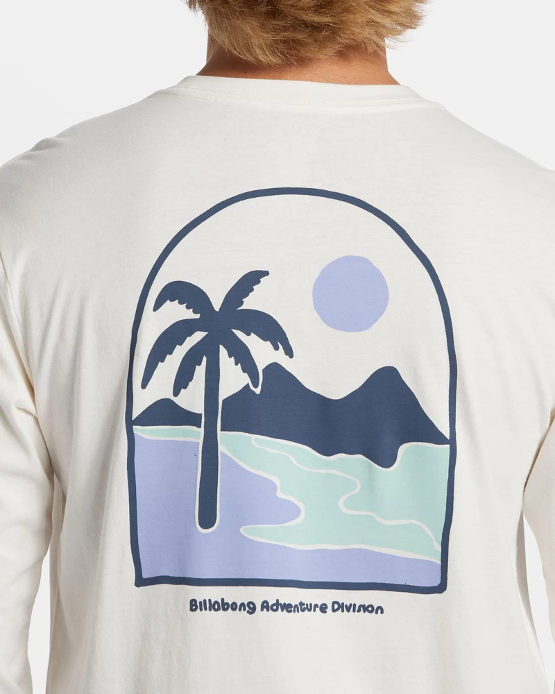 Billabong Sundown Long Sleeve T-shirt - Off White