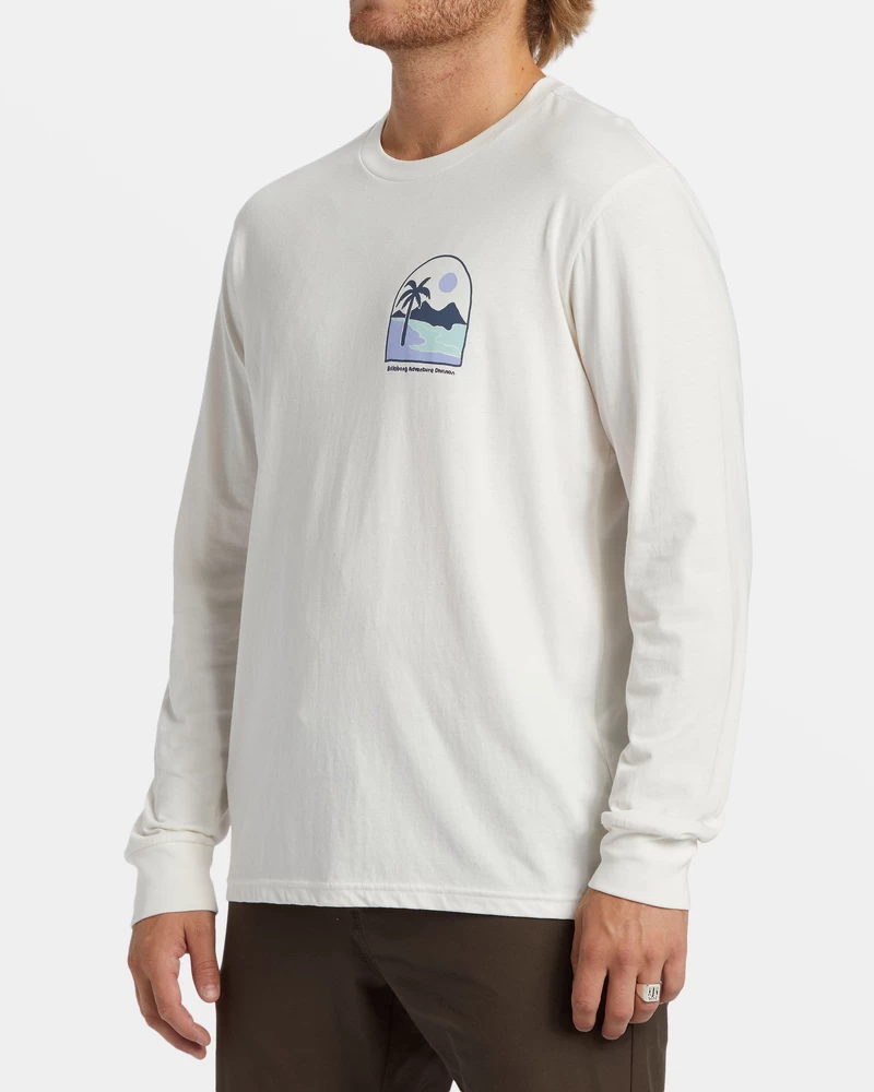Billabong Sundown Long Sleeve T-shirt - Off White