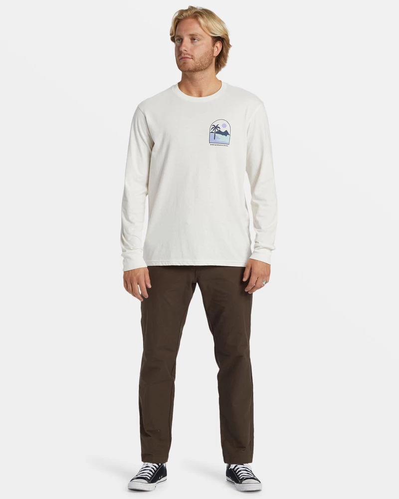 Billabong Sundown Long Sleeve T-shirt - Off White