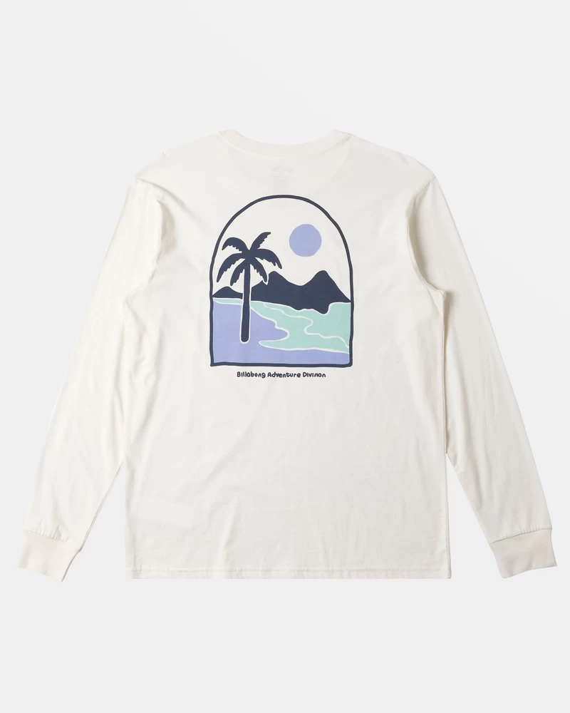 Billabong Sundown Long Sleeve T-shirt - Off White