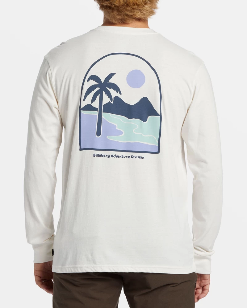 Billabong Sundown Long Sleeve T-shirt - Off White