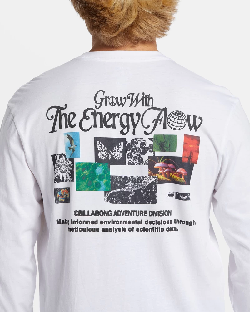 Billabong Grow Long Sleeve T-shirt - White