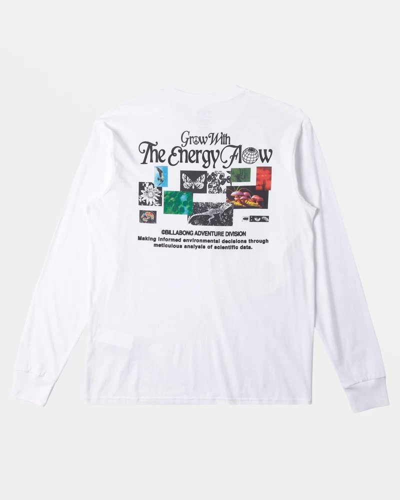 Billabong Grow Long Sleeve T-shirt - White