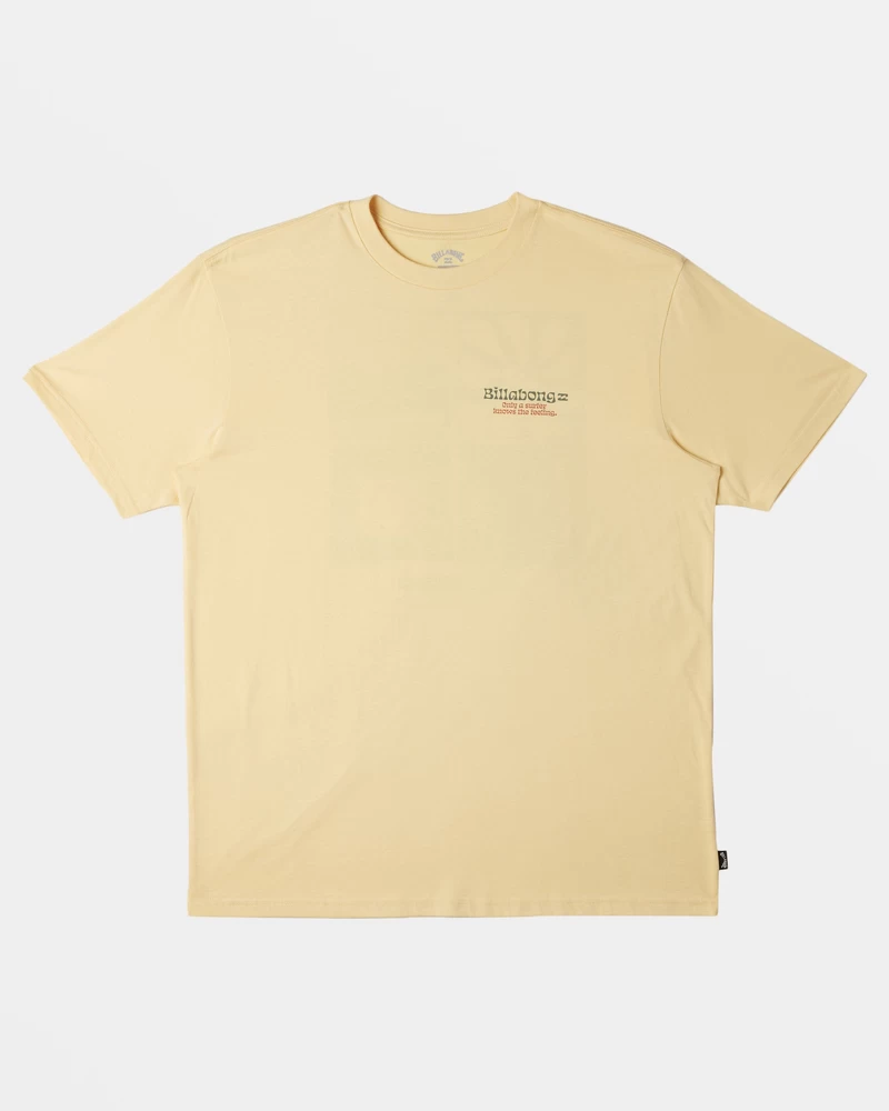 Billabong T-shirt Met Dubbele Vinnen - Papaja