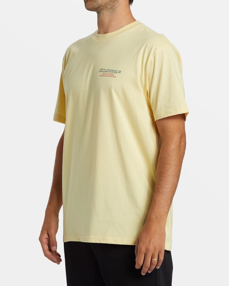 Billabong T-shirt Met Dubbele Vinnen - Papaja