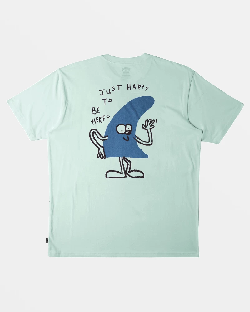 Billabong Funghi T-shirt Met Zak - Zeeglas