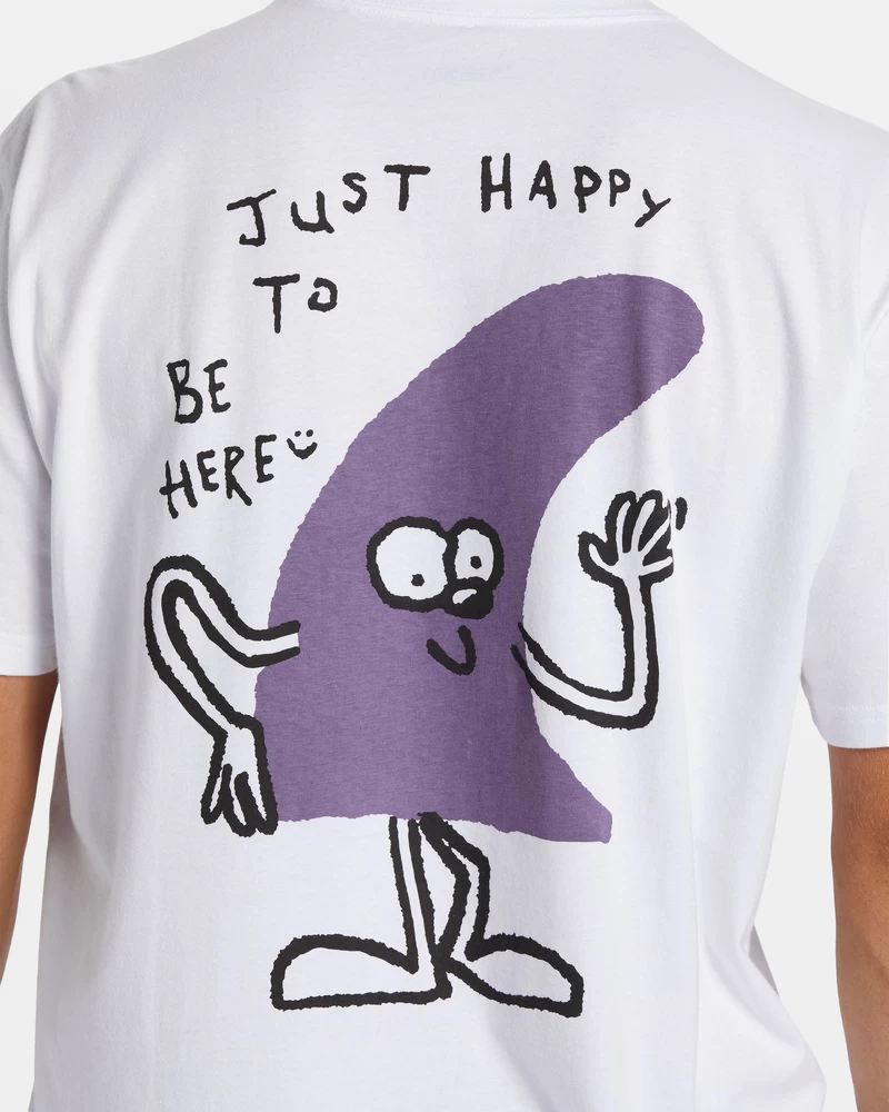 Camiseta Billabong Funghi Com Bolso - Branca