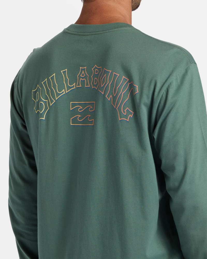 Tricou Cu Mânecă Lungă Billabong Arch Fill - Vânător