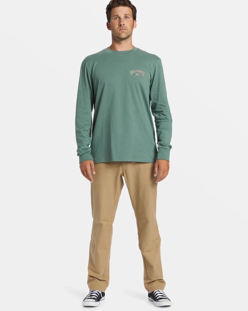 Tricou Cu Mânecă Lungă Billabong Arch Fill - Vânător