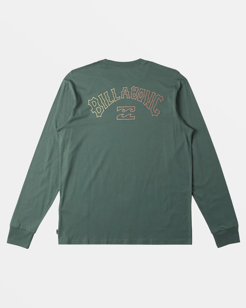 Tricou Cu Mânecă Lungă Billabong Arch Fill - Vânător