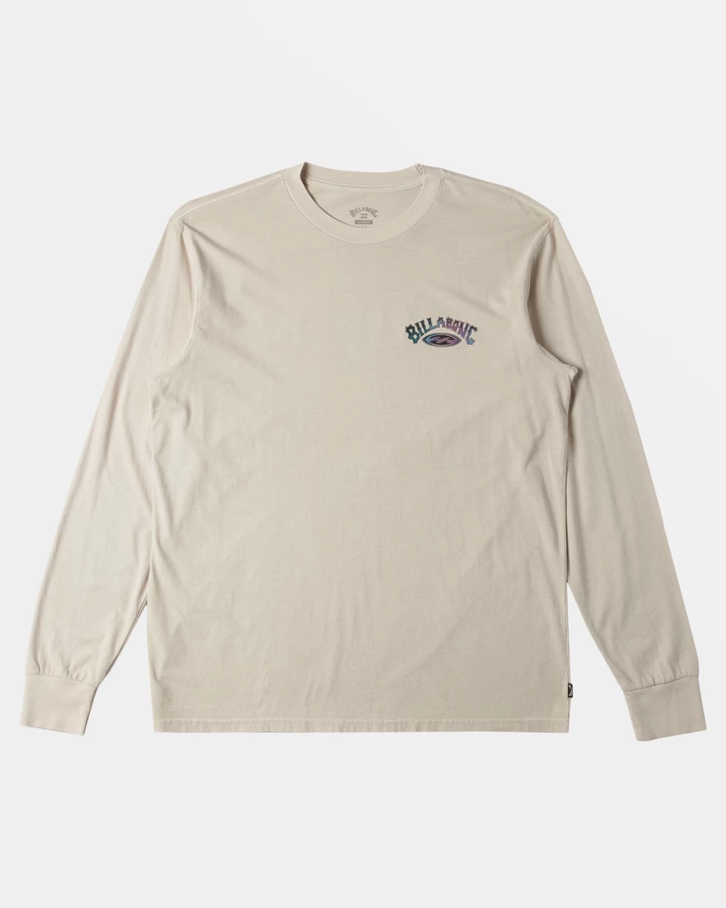 Billabong Arch Wash Long Sleeve T-shirt - Stone
