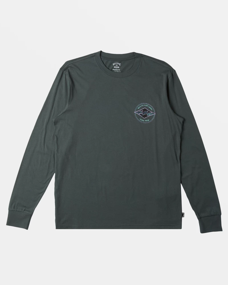 Billabong Rotor Diamond Long Sleeve T-shirt - Slate Green