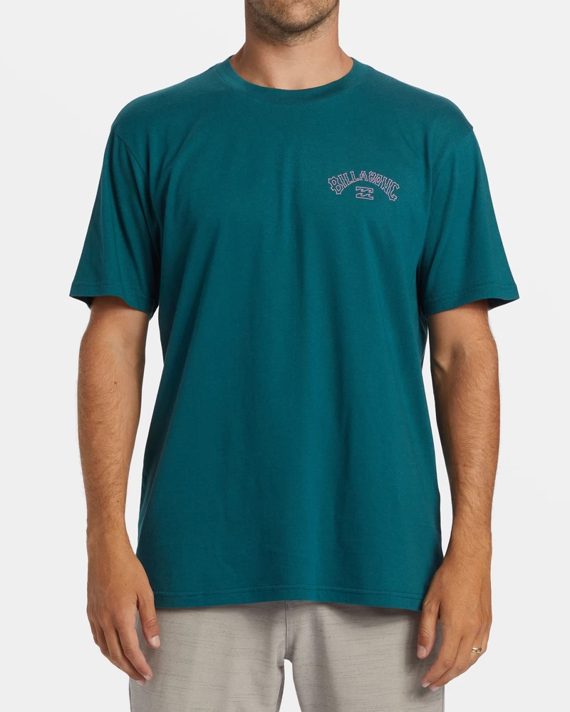 Billabong Arch Fill T-shirt - Real Teal