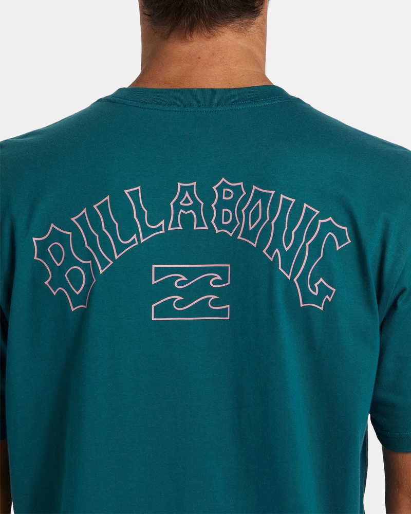 Billabong Arch Fill T-shirt - Real Teal