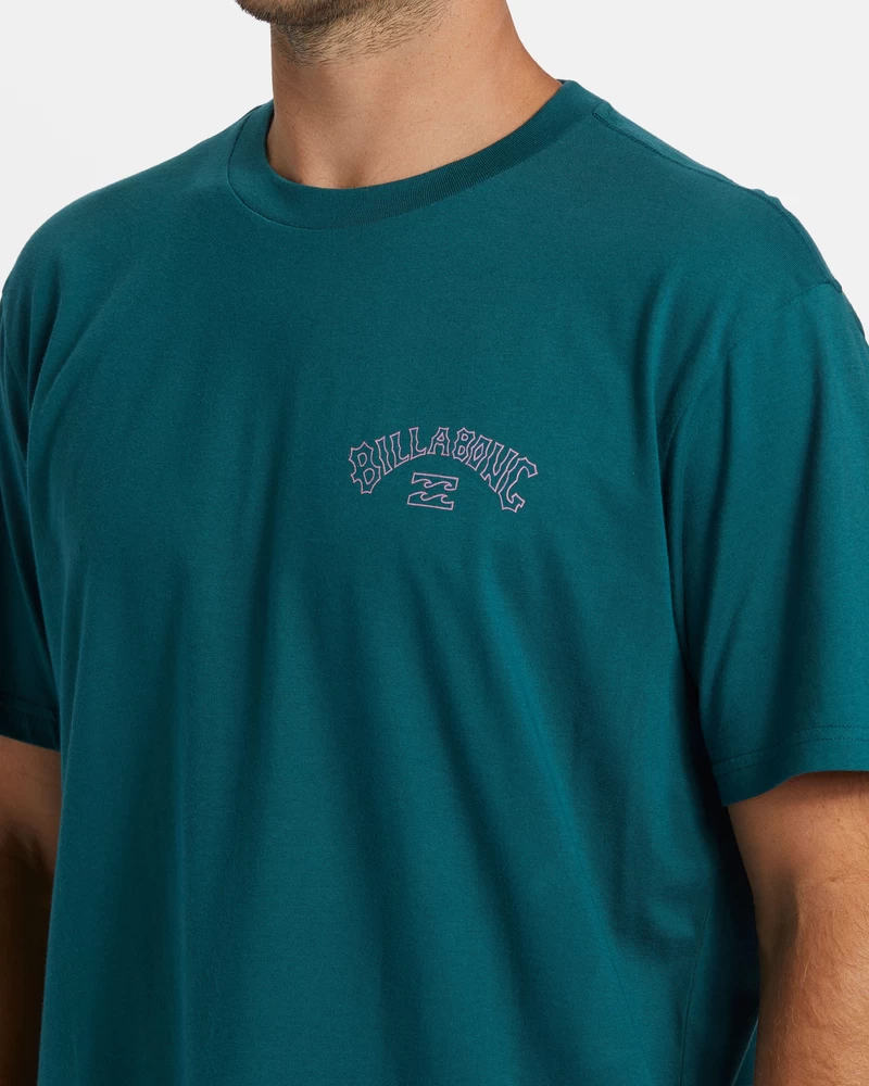 Billabong Arch Fill T-shirt - Real Teal