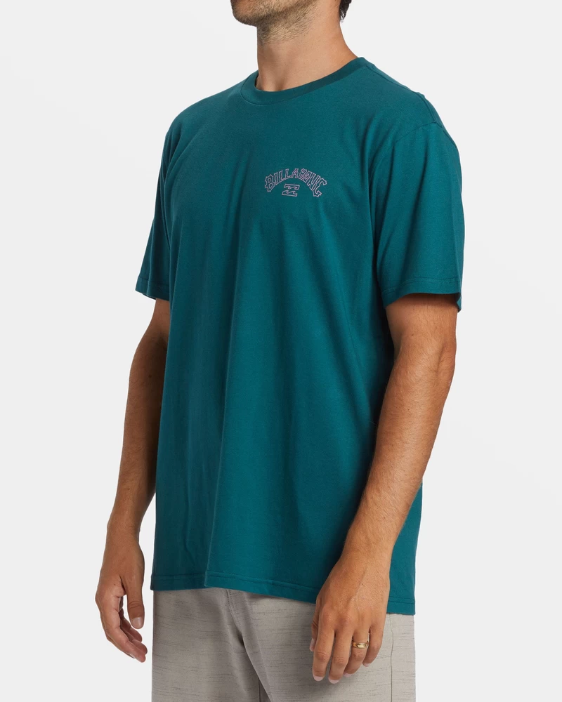 Billabong Arch Fill T-shirt - Real Teal