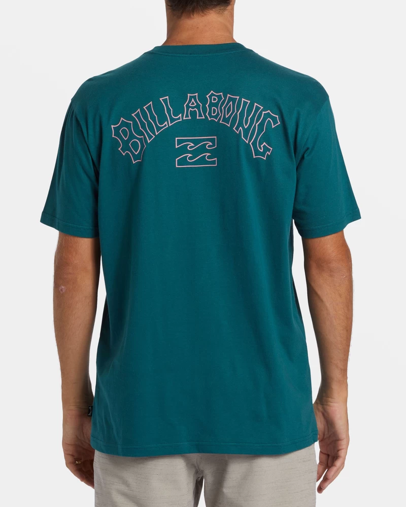 Billabong Arch Fill T-shirt - Real Teal