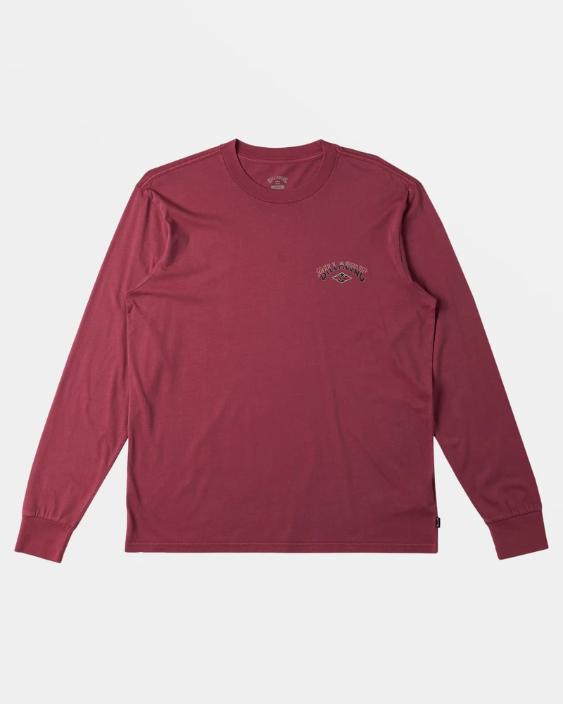 Billabong Arch Wash Long Sleeve T-shirt - Jam