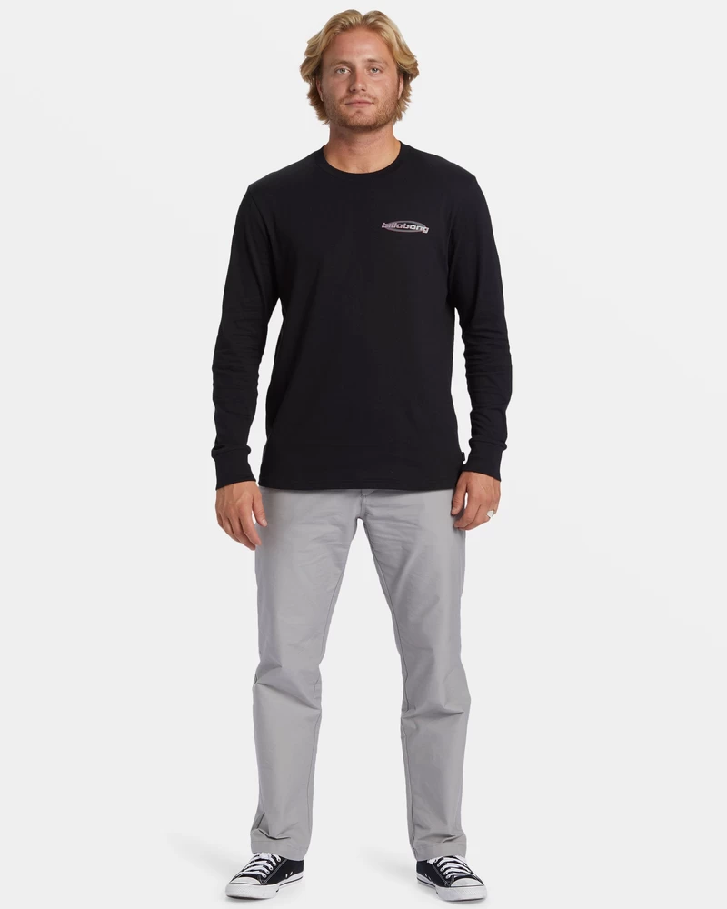 Billabong Walled Long Sleeve T-shirt - Black