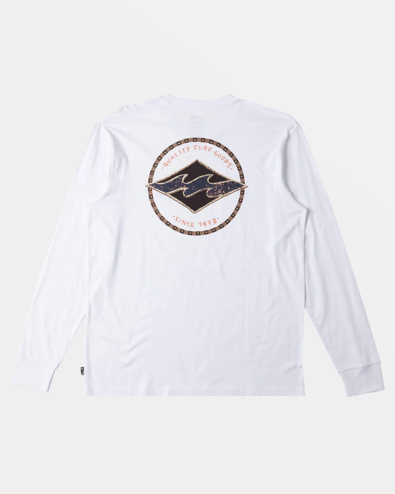 Billabong Rotor Diamond Long Sleeve T-shirt - White
