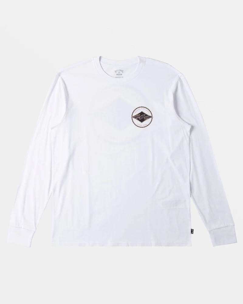 Billabong Rotor Diamond Long Sleeve T-shirt - White