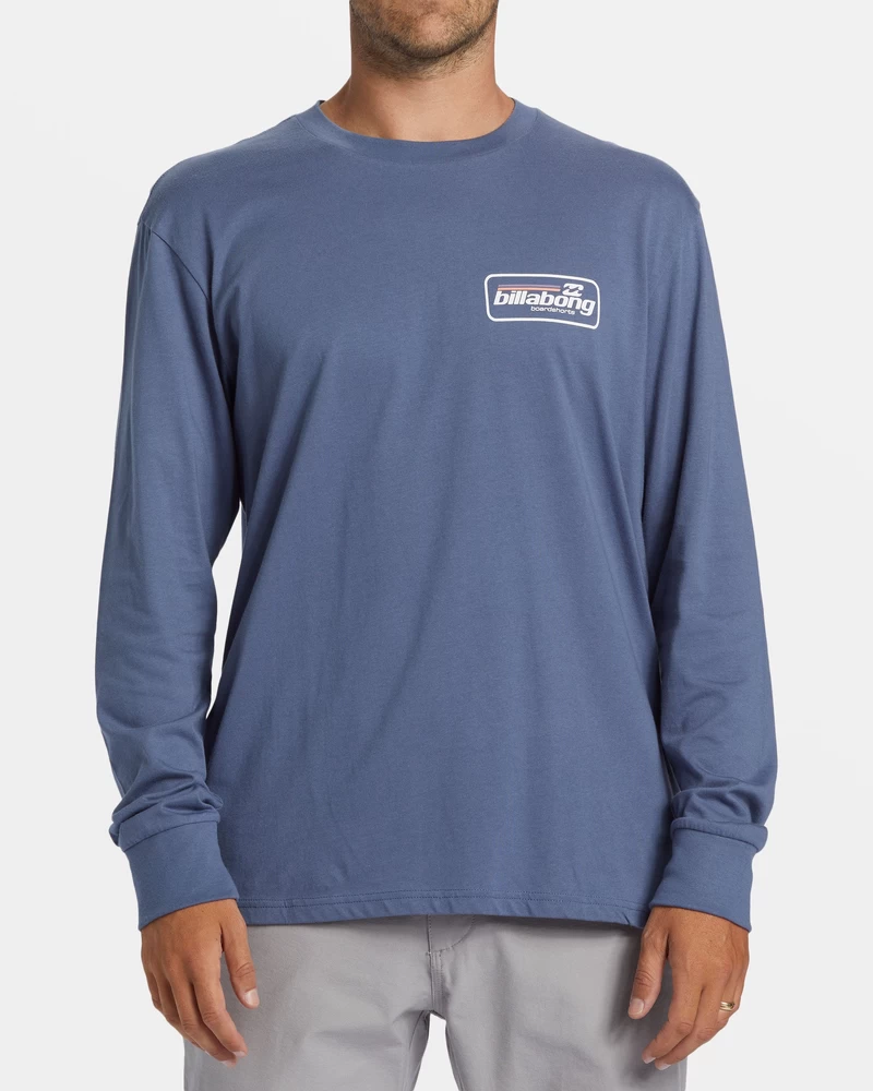 Billabong Walled Long Sleeve T-shirt - Slate Blue