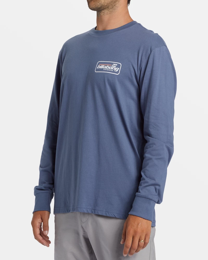 Billabong Walled Long Sleeve T-shirt - Slate Blue