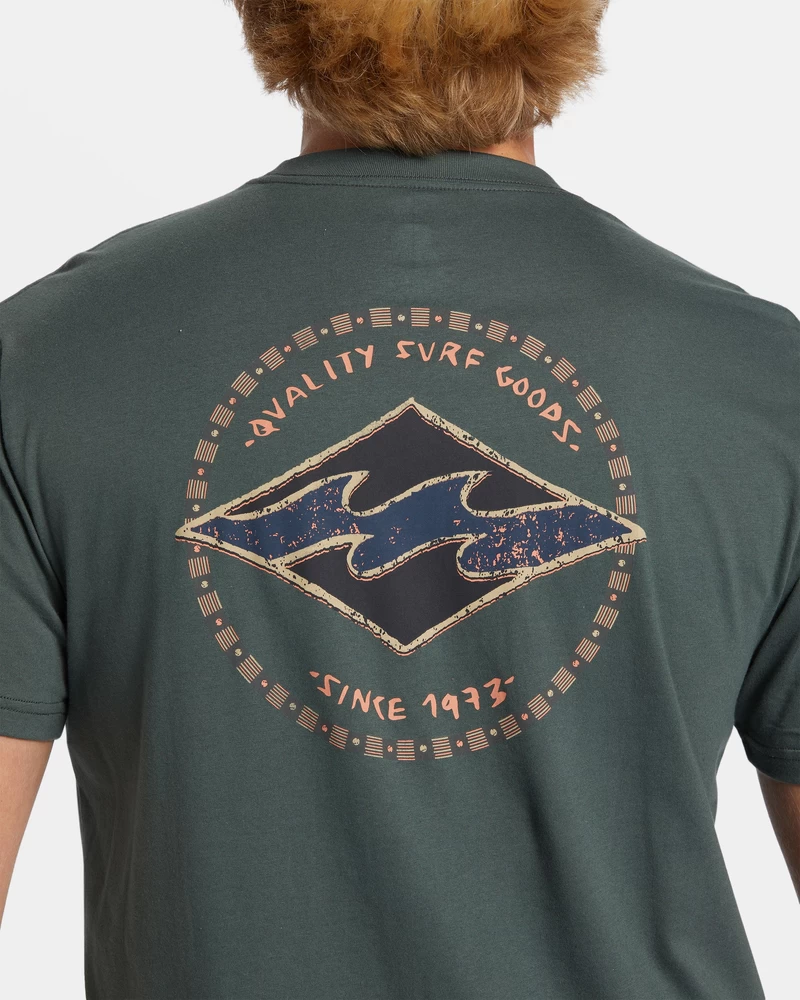 Billabong Rotor Diamond T-Shirt - Slate Green