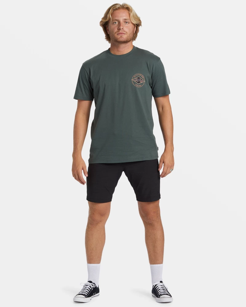 Billabong Rotor Diamond T-Shirt - Slate Green
