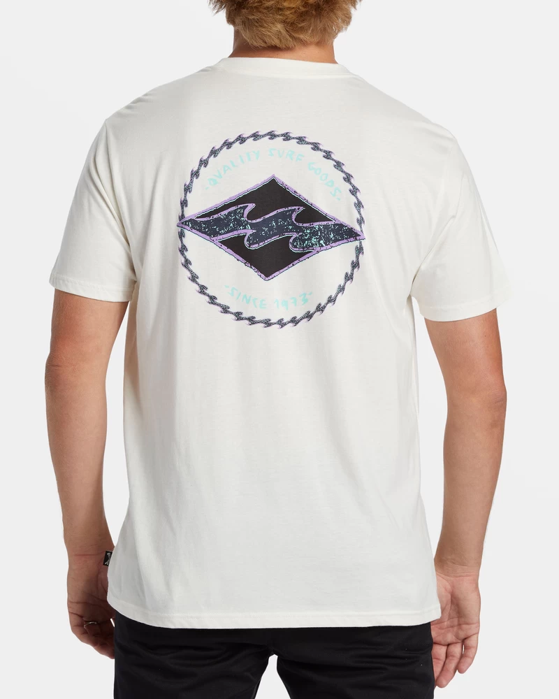 Billabong Rotor Elmas Tişört - Kırık Beyaz