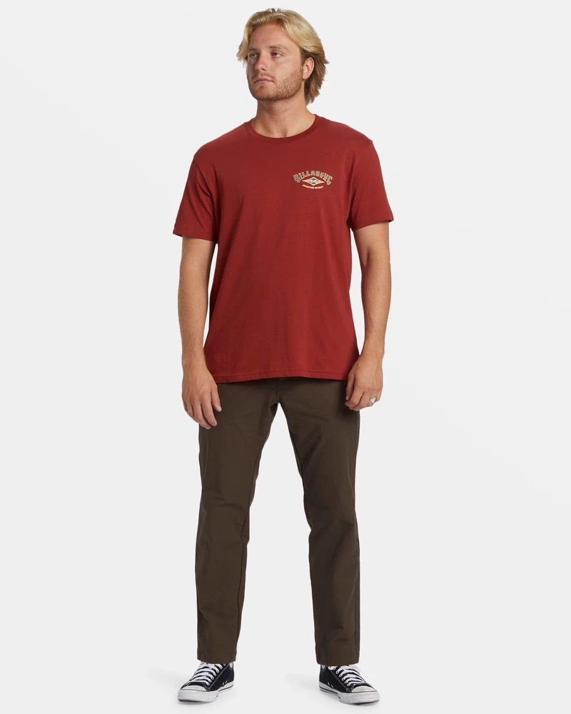 Billabong Arch T-paita - Sangria