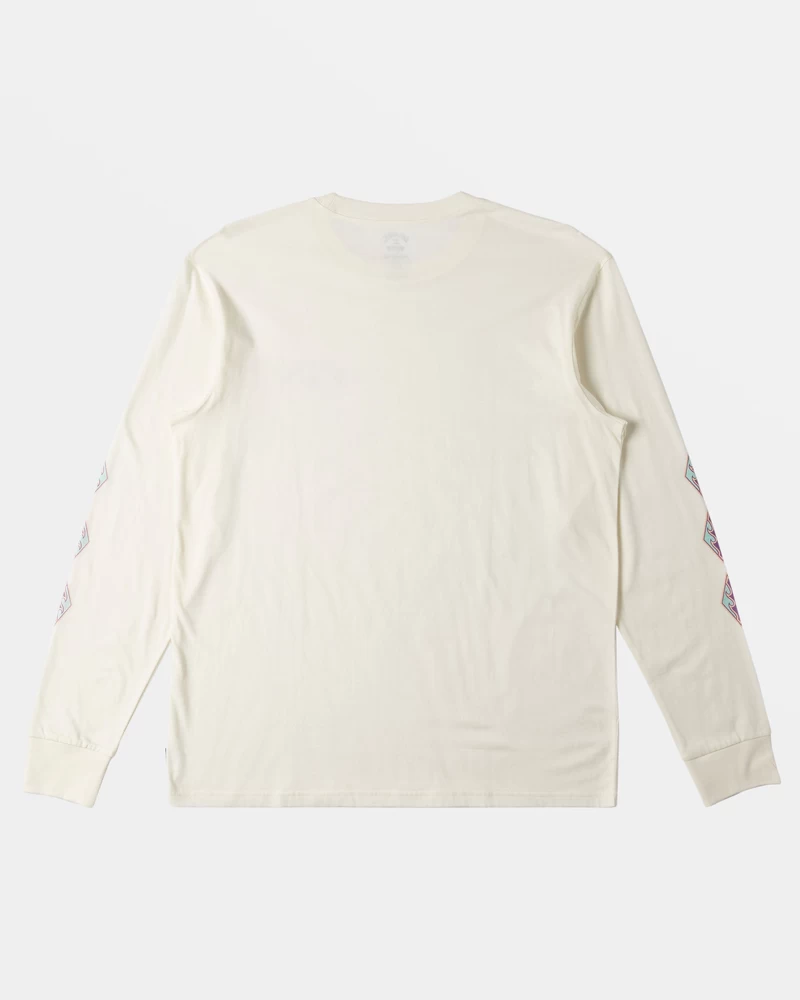 Billabong Crayon Wave Long Sleeve T-shirt - Off White